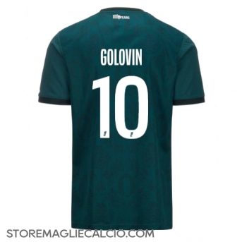 AS Monaco Aleksandr Golovin #10 Maglia Gara Trasferta Repliche 2024-25